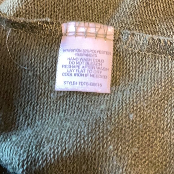 Tresics Fitted Green Long Sleeve Sweatshirt - Picture 6 of 6